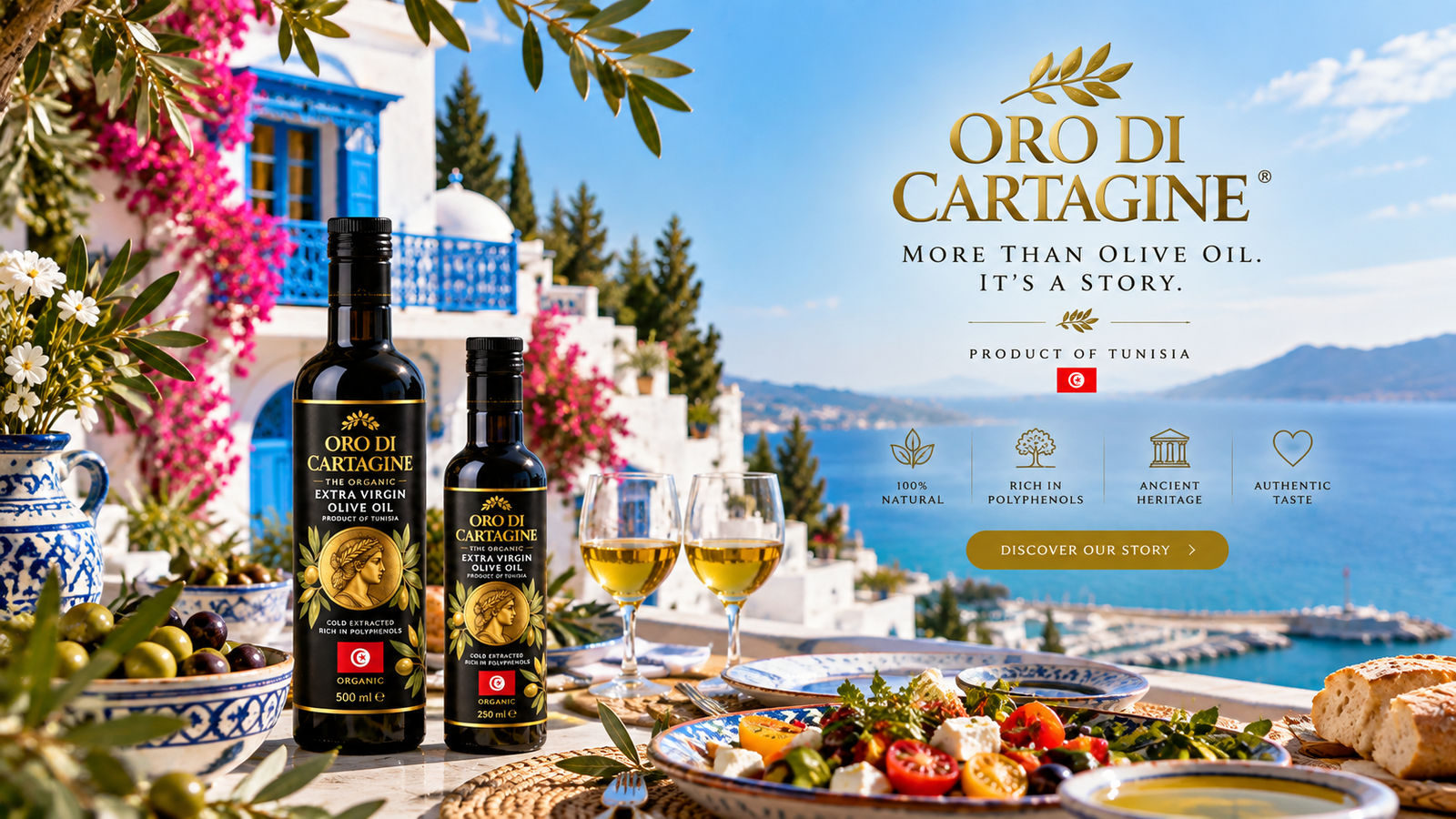 Oro Di Cartagine® Signature Blend Extra Virgin Olive Oil – 500 ml - Image 7