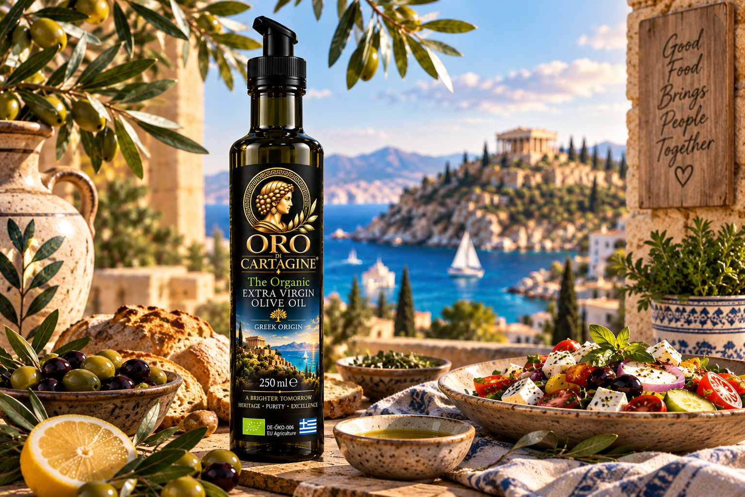 Oro Di Cartagine – The Organic Extra Virgin Olive Oil – 250 ml - Image 4