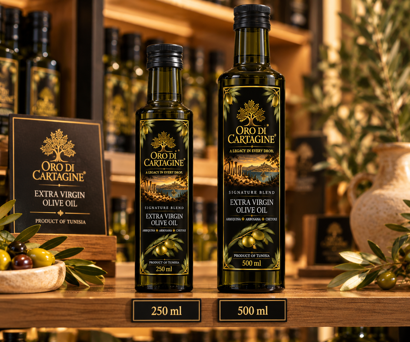 Oro Di Cartagine® Signature Blend Extra Virgin Olive Oil – 500 ml - Image 5